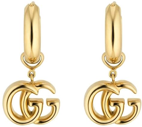 gucci earrings vintage|Designer Gold Earrings .